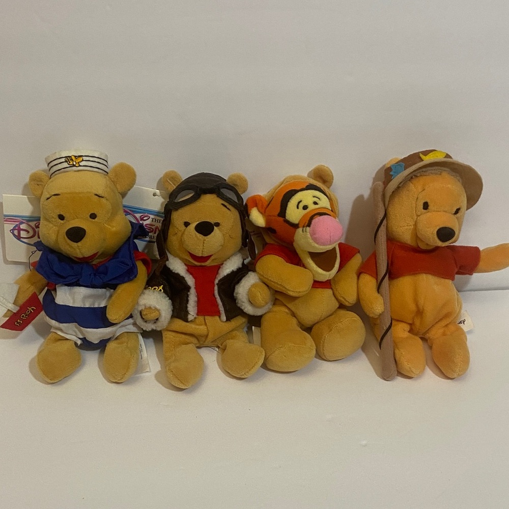 Halloween costume Winnie the Pooh and Friends Plush Set of 4 NW